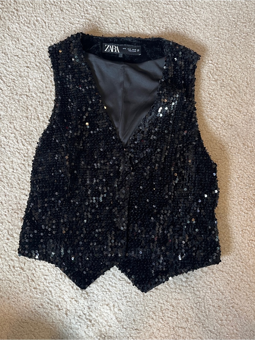 Sequin Vest - Zara